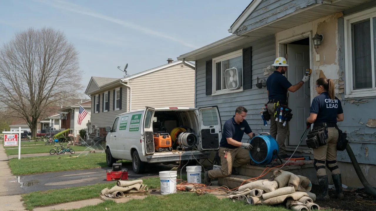 Flood Cleanup in Wellington, OH near me